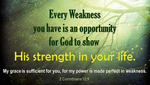 У часи слабкості