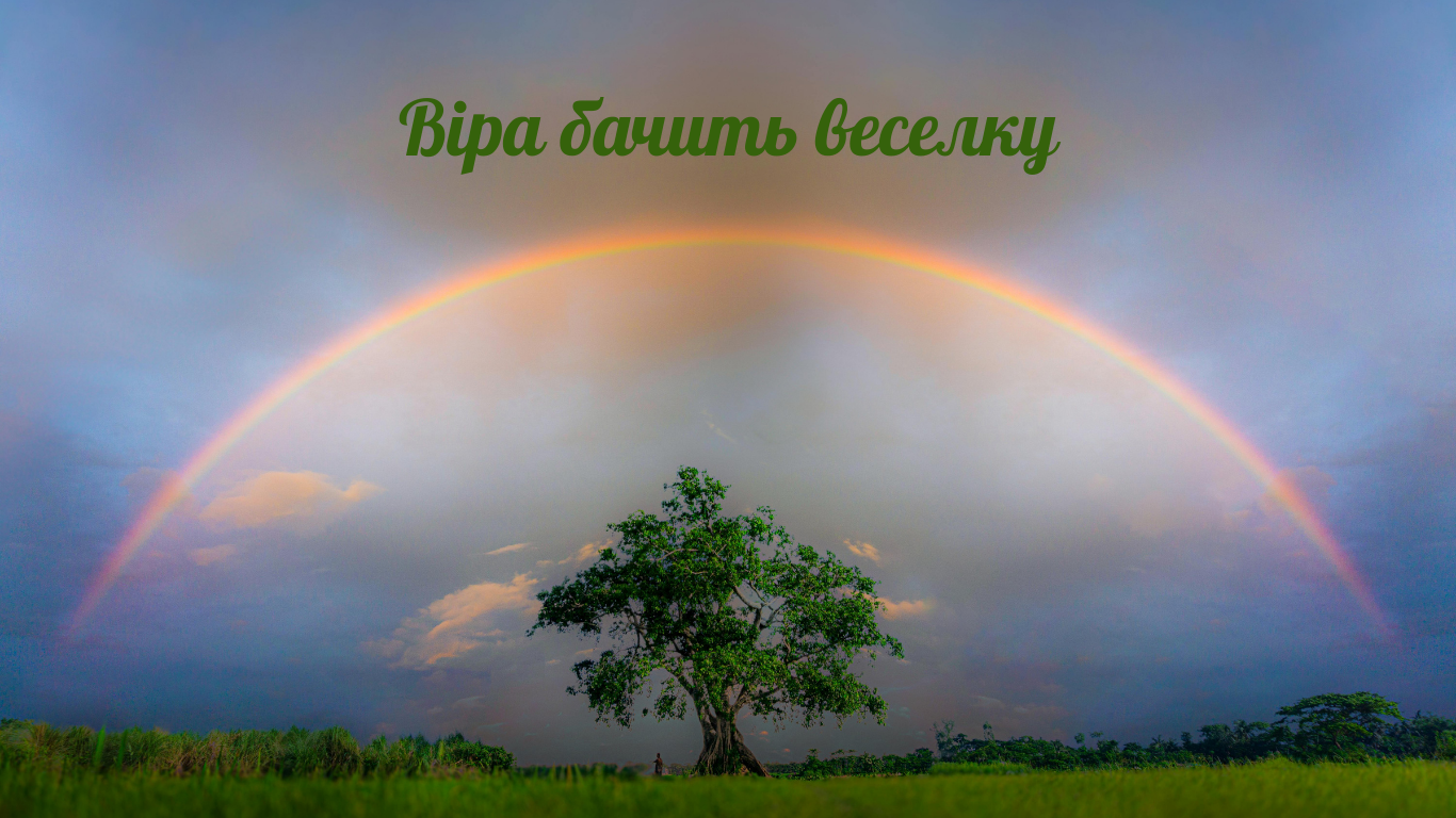 11/365 ВІРА БАЧИТЬ ВЕСЕЛКУ